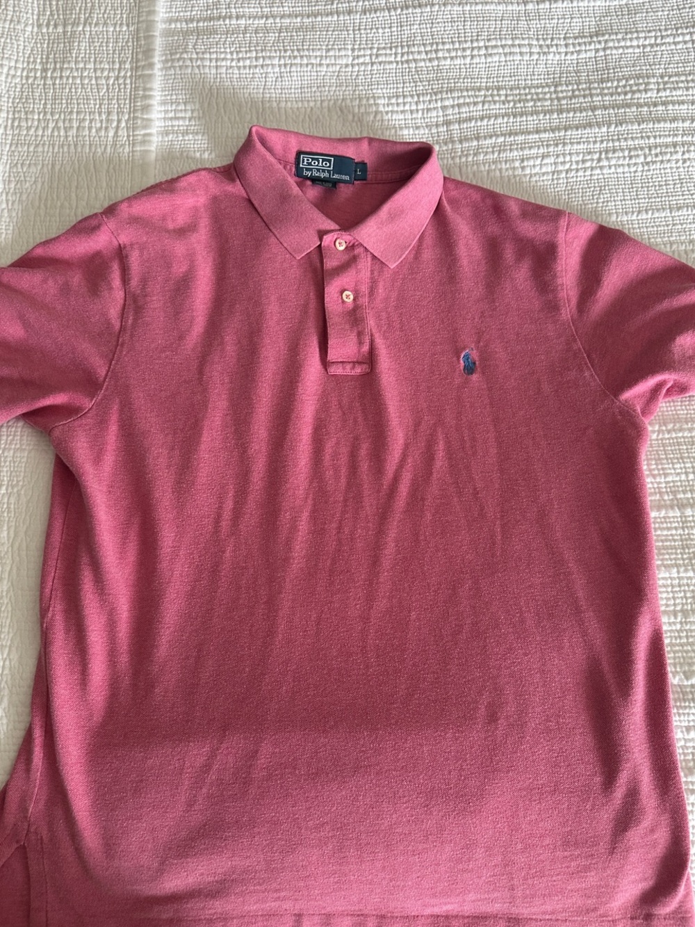 Polo by Ralph Lauren Men's Rose Pink Short-Sleeve Polo